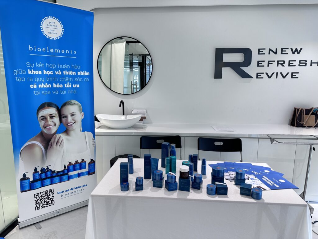 Gian hàng Bioelements đã có mặt tại sự kiện DR.LY